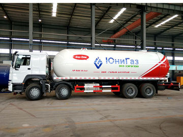 China Sinotruk HOWO 35.5m3 LPG Tanker Truck , LPG Gas Delivery Truck For Cooking Gas supplier