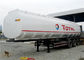 Heavy Duty 3 Axle 45000L Oil Tanker Semi Trailer 4 Compartments 45M3 For Transporting Oil supplier